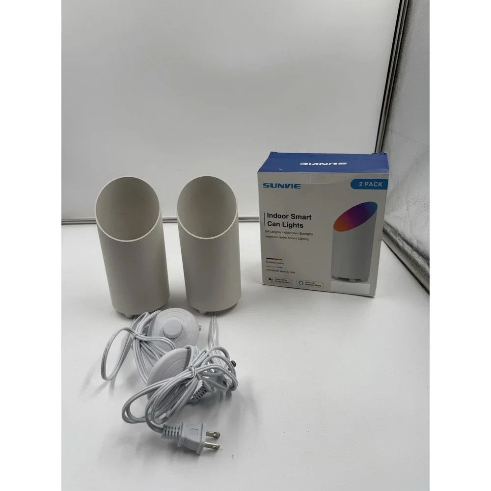 Sunvie Smart‎ Floor Can Light 5W RGBW Color Changing Up Lights Indoor With Timer